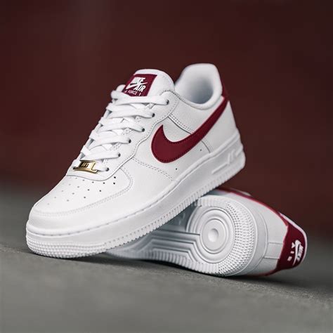 nike air force 1 low rot weiß|weiße schuhe air force 1.